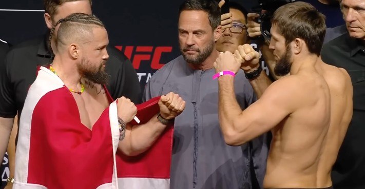 UFC Qatar: Nicolas Dalby Spoils Debut of Saygid Izagakhmaev