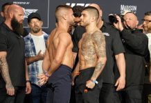 Pat Sabatini Bloody but Unshaken, Hands Mariscal First UFC Loss Pat Sabatini vs. Chepe Mariscal, UFC 322