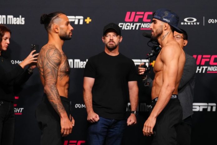 UFC Vegas 110 weigh-in 22 Charles Radtke and Daniel Frunza, UFC Vegas 110