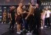 Iwo Baraniewski and İbo Aslan, UFC 323 weigh-in Credit: Youtube/UFC