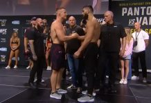 UFC 323: Iwo Baraniewski Ends Ibo Aslan In Insane, Chaotic Brawl Iwo Baraniewski and İbo Aslan, UFC 323 weigh-in Credit: Youtube/UFC