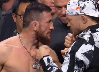 Merab Dvalishvili and Petr Yan, UFC 323