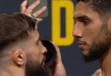 UFC 323: Fares Ziam Smashes Nazim Sadykhov with Second Left in Second Round Nazim Sadykhov and Fares Ziam, UFC 323