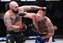 Heavyweight Slobberknocker Earns Fight of the Night at UFC Vegas 112 Steven Asplund and Sean Sharaf, UFC Vegas 112