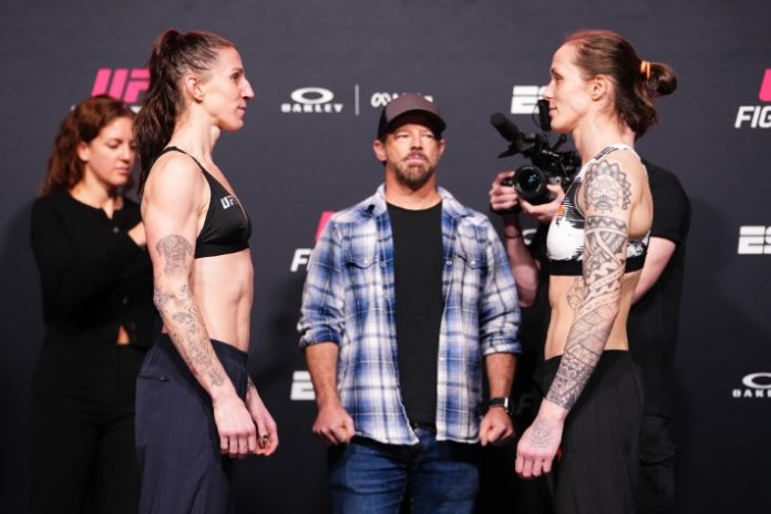 UFC Vegas 112 weigh-in 13 Jamey-Lyn Horth and Tereza Bleda, UFC Vegas 112
