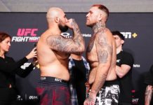 Steven Asplund Lands 170 Significant Strikes In TKO Debut Victory Sean Sharaf and Steven Asplund, UFC Vegas 112