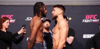 Neil Magny and Yaroslav Amosov, UFC Vegas 112