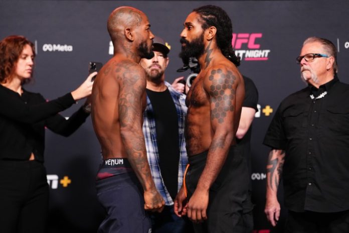 UFC Vegas 112 weigh-in 20 King Green and Lance Gibson Jr., UFC Vegas 112