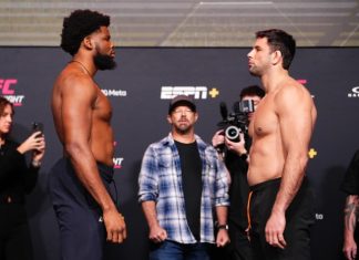Kennedy Nzechukwu and Marcus Buchecha Battle To Draw in Chaotic Clash Kennedy Nzechukwu and Marcus Buchecha, UFC Vegas 112