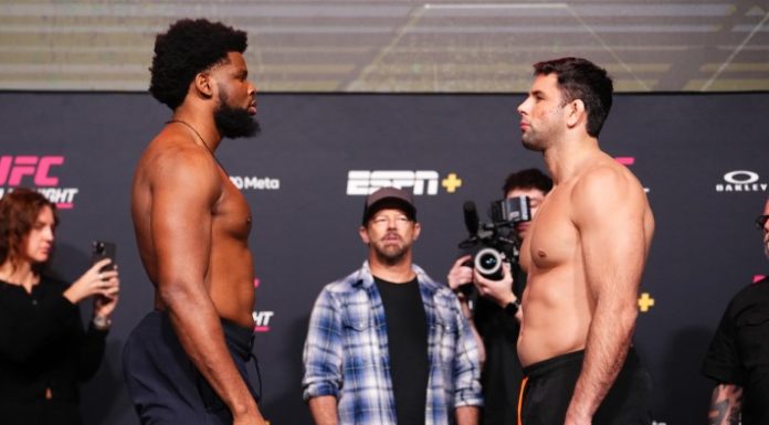 Kennedy Nzechukwu and Marcus Buchecha Battle To Draw in Chaotic Clash Kennedy Nzechukwu and Marcus Buchecha, UFC Vegas 112