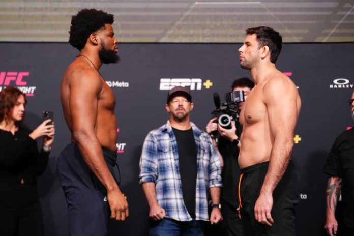 UFC Vegas 112 weigh-in 21 Kennedy Nzechukwu and Marcus Buchecha, UFC Vegas 112