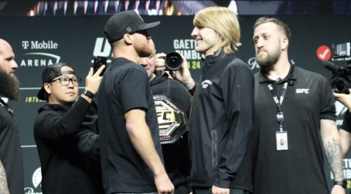 Paddy Pimblett and Justin Gaethje, UFC 324