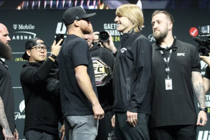 Paddy Pimblett and Justin Gaethje, UFC 324