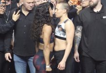 Natalia Silva and Rose Namajunas, UFC 324