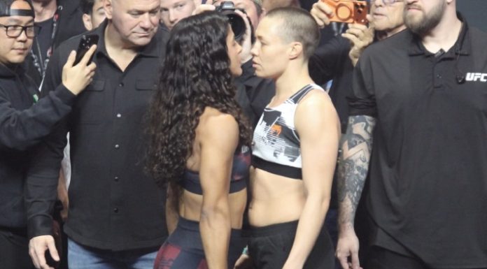 Natalia Silva and Rose Namajunas, UFC 324