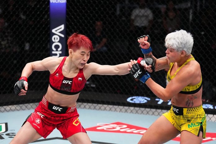 Wang Cong and Eduarda Moura, UFC Vegas 113