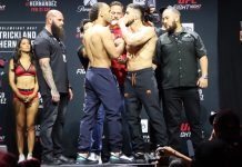 Jordan Leavitt and Yadier del Valle, UFC Houston