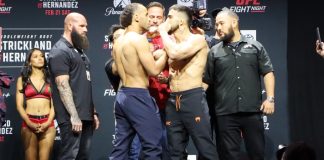 Jordan Leavitt and Yadier del Valle, UFC Houston