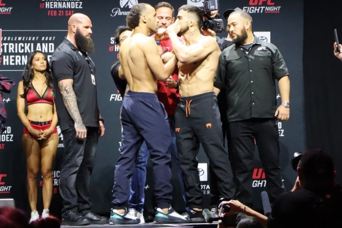 Jordan Leavitt and Yadier del Valle, UFC Houston