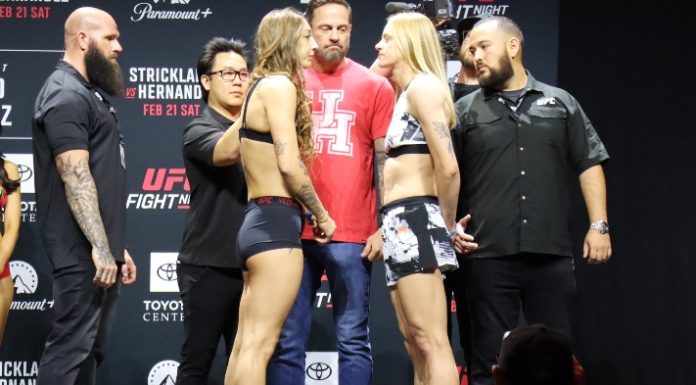 Julianna Miller and Carli Judice, UFC Houston