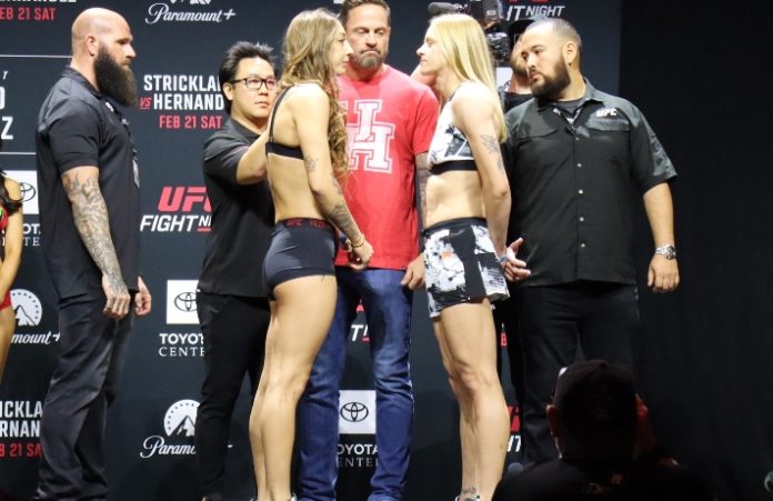 Julianna Miller and Carli Judice, UFC Houston
