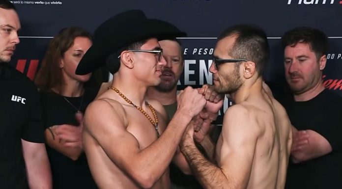 UFC Mexico City: Promising Santiago Luna Shines Against Angel Pacheco Santiago Luna and Angel Pacheco, UFC Mexico City