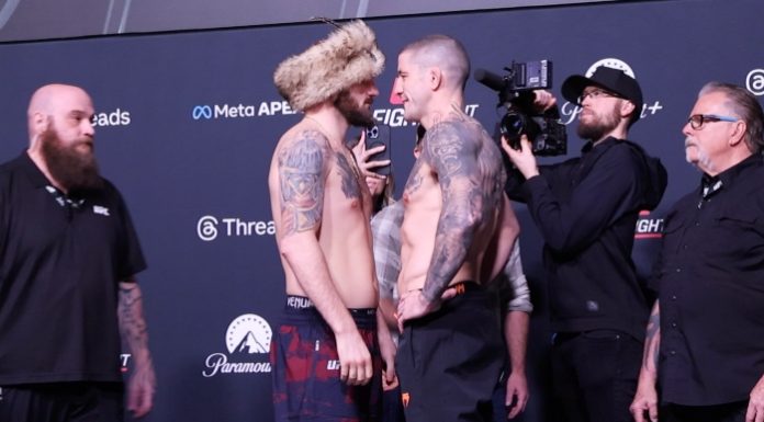 Michal Okeksiejczuk and Marc-Andre Barriault, UFC Vegas 113