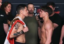 Brandon Moreno and Lone'er Kavanagh, UFC Mexico City