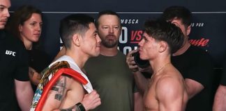 Brandon Moreno and Lone'er Kavanagh, UFC Mexico City