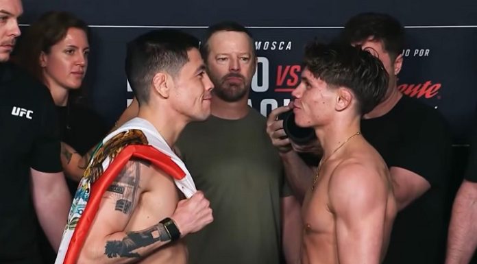 Brandon Moreno and Lone'er Kavanagh, UFC Mexico City