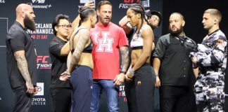 Nora Cornolle and Joselyne Edwards, UFC Houston