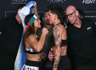 Ailin Perez and Macy Chiasson, UFC Mexico City
