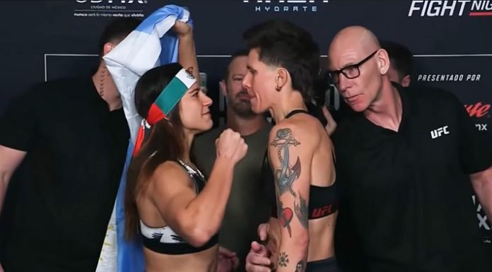 Ailin Perez and Macy Chiasson, UFC Mexico City