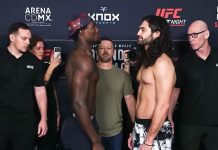 Damian Pinas and Wesley Schultz, UFC Mexico City