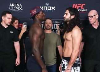 Damian Pinas and Wesley Schultz, UFC Mexico City