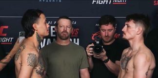 Cristian Quinonez and Kris Moutinho, UFC Mexico City