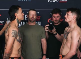 Cristian Quinonez and Kris Moutinho, UFC Mexico City