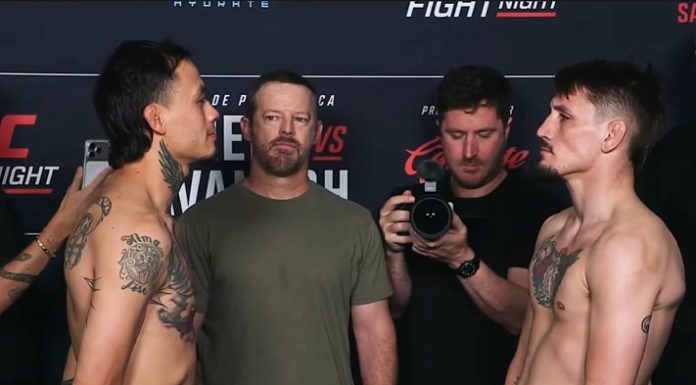 Cristian Quinonez and Kris Moutinho, UFC Mexico City