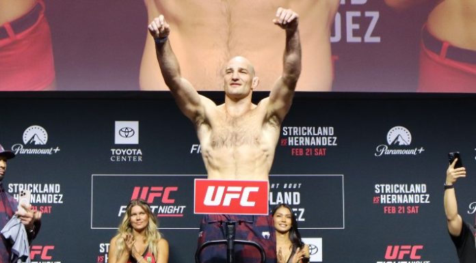 UFC Houston Sees Four Performance Bonuses Awarded, All On Main Card Sean Strickland, UFC Houston
