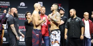 Sean Strickland and Anthony Hernandez, UFC Houston