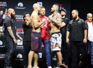 Sean Strickland and Anthony Hernandez, UFC Houston