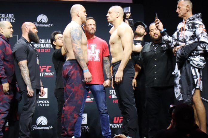 Serghei Spivac and Ante Delija, UFC Houston