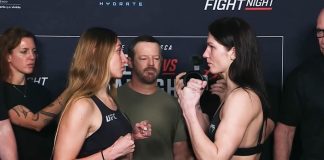 Regina Tarin and Ernesta Kareckaite, UFC Mexico City