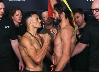 Douglas Silva de Andrade and Javier Reyes, UFC Mexico City