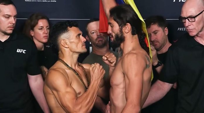 Douglas Silva de Andrade and Javier Reyes, UFC Mexico City