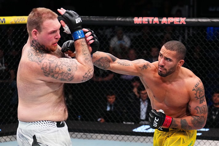 Vitor Petrino Bloodies Steven Asplund in Heavyweight War at UFC Vegas 114