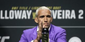 Charles Oliveira, UFC 326 press conference