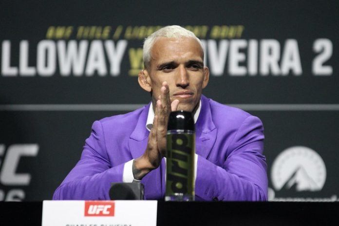 Charles Oliveira, UFC 326 press conference