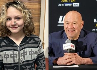 Maya Gebala and Dana White