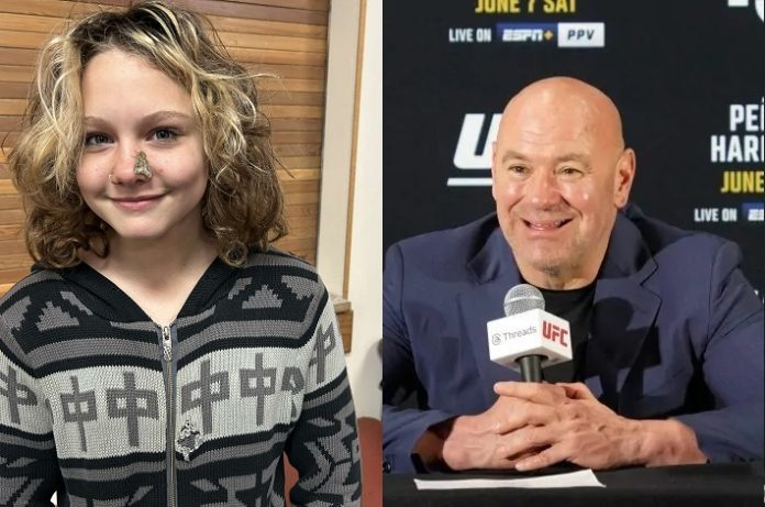 Maya Gebala and Dana White